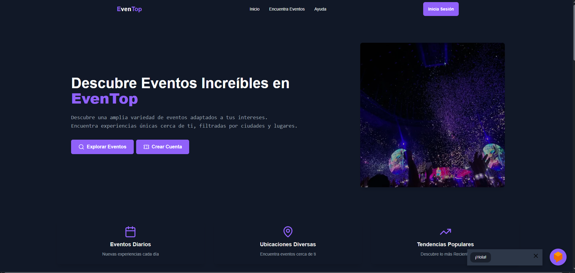 EvenTop - Venta de Tickets